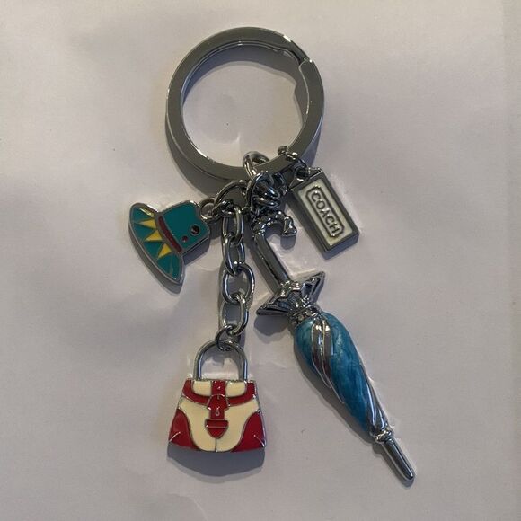 COACH  Springtime Keychain NWOT - Picture 1 of 4